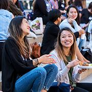 Interns attend the art summit events